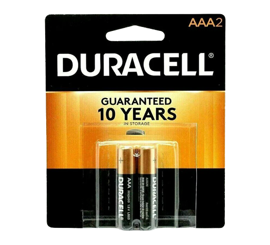 Duracell Alkaline AAA-2 Battery