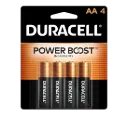 Duracell Alkaline AA-4 Battery