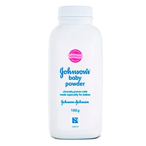 J & J Baby Powder 100gm 6/Pk
