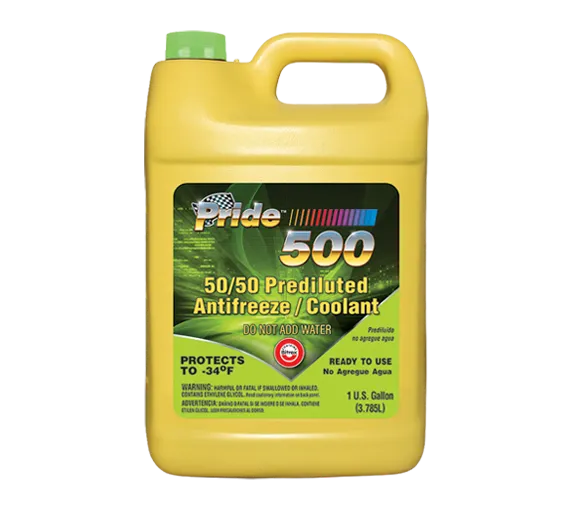 Pride 500 50/50 Prediluted Antifreeze Coolant 6/1gal