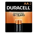 Duracell Alkaline AA-2 Battery 2/14/CS