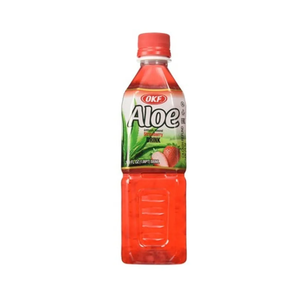 OKF Aloe Strawberry 500ml. 20/cs