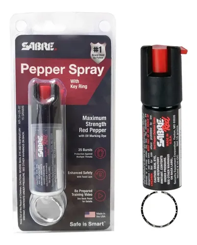 Sabre Pepper Spray with Key Ring