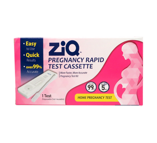 ZiQ Pregnancy Rapid Test Kit 12/Pk